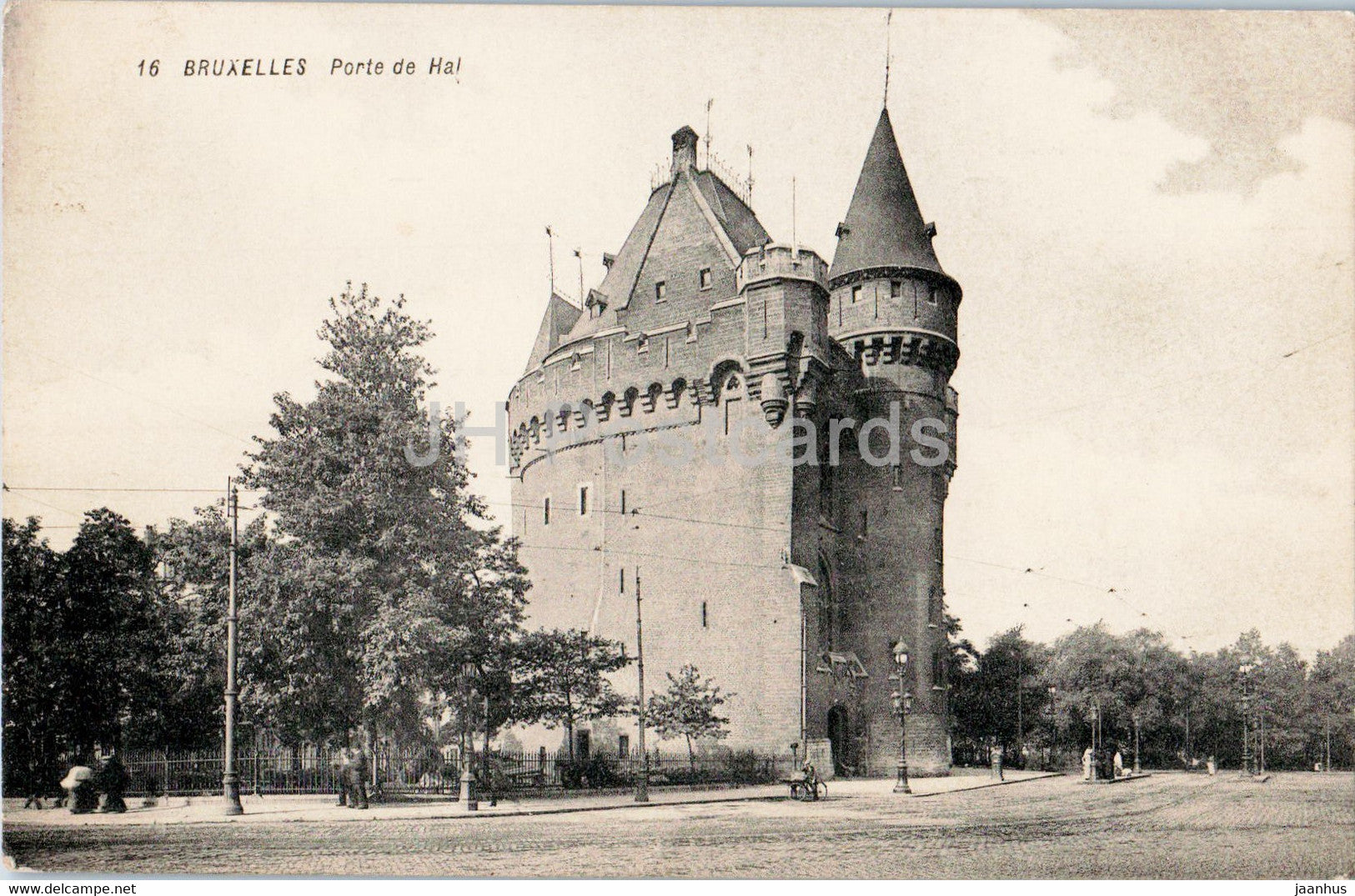 Bruxelles - Brussels - Porte de Hal - 16 - old postcard - 1914 - Belgium - used - JH Postcards