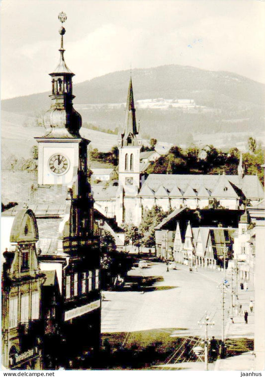 Krkonose - Vrchlabi - Dominantami mesta jsou goticky kostel - Gothic church 1972 - Czech Repubic - Czechoslovakia - used - JH Postcards