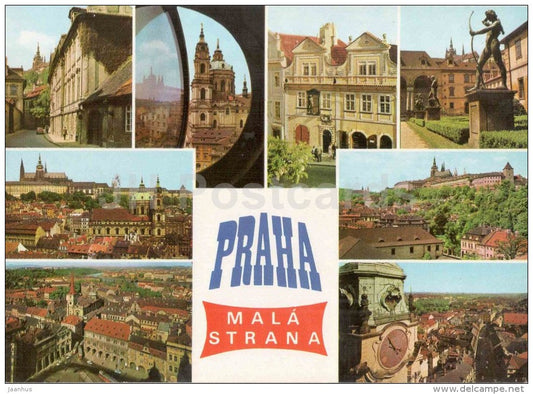 Mala Strana - The Little Town Quarter - Praha - Prague - Czechoslovakia - Czech - unused - JH Postcards