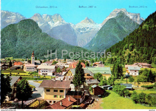 Luftkurort Lofer - Ferienort - Ochsenhorn - Reifhorn - Breithorn - 1974 - Austria - used - JH Postcards