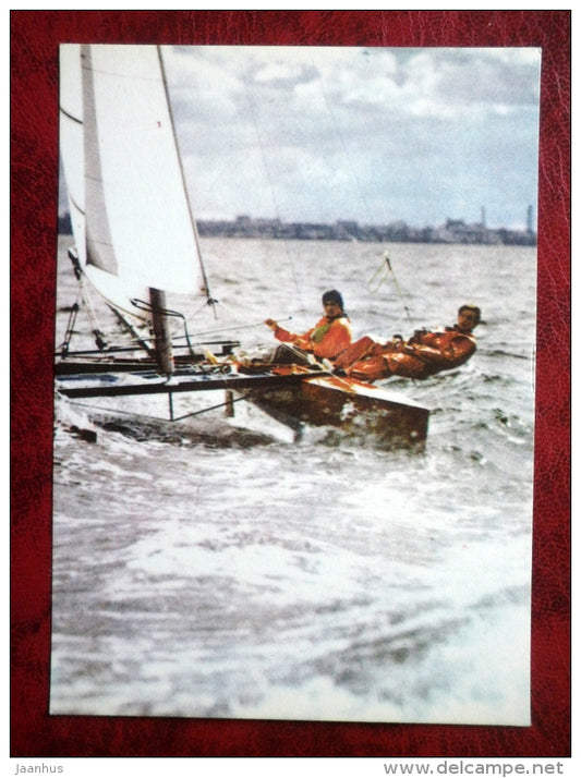 International Tornado class_I - sailing boat - 1980 - Estonia USSR - unused - JH Postcards