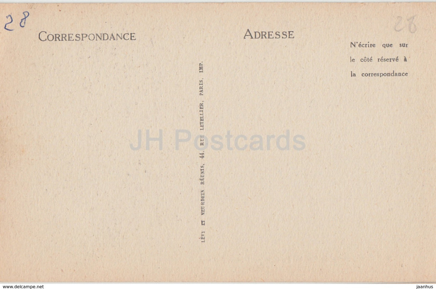 Cathedrale de Chartres - Portail Nord - cathedral - 9 - old postcard - France - unused