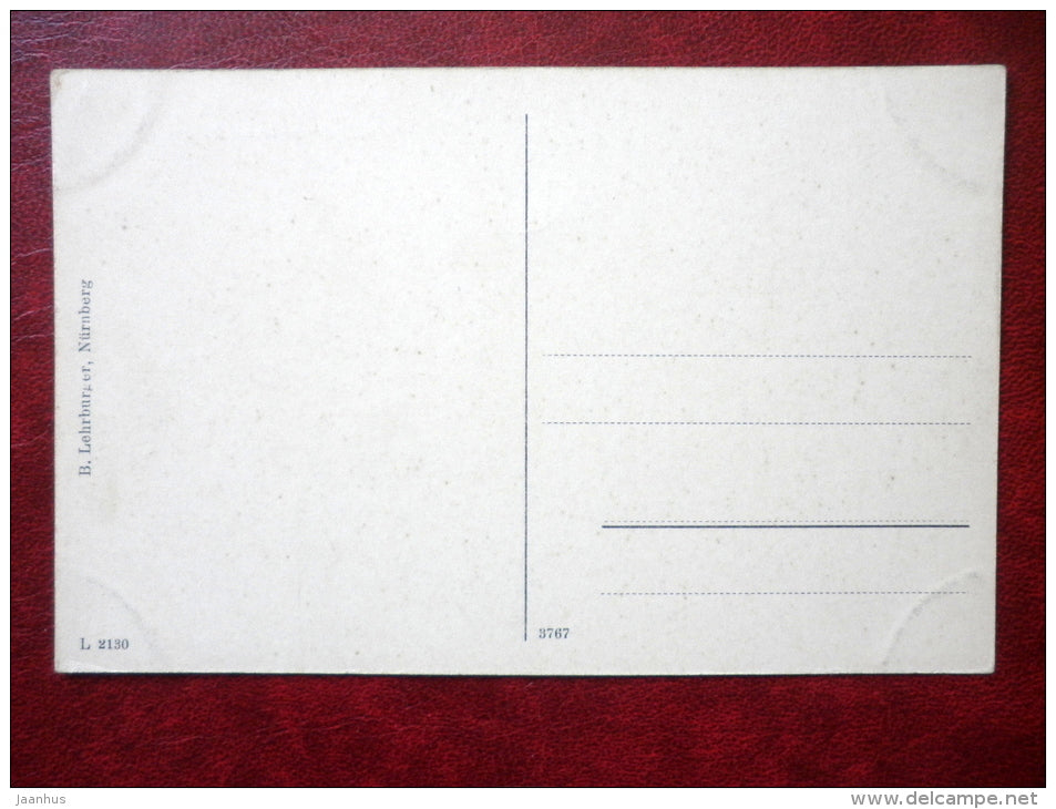 Meran - Merano - Gilfpromenade mit Zenoburg - Italy - old postcard - unused - JH Postcards