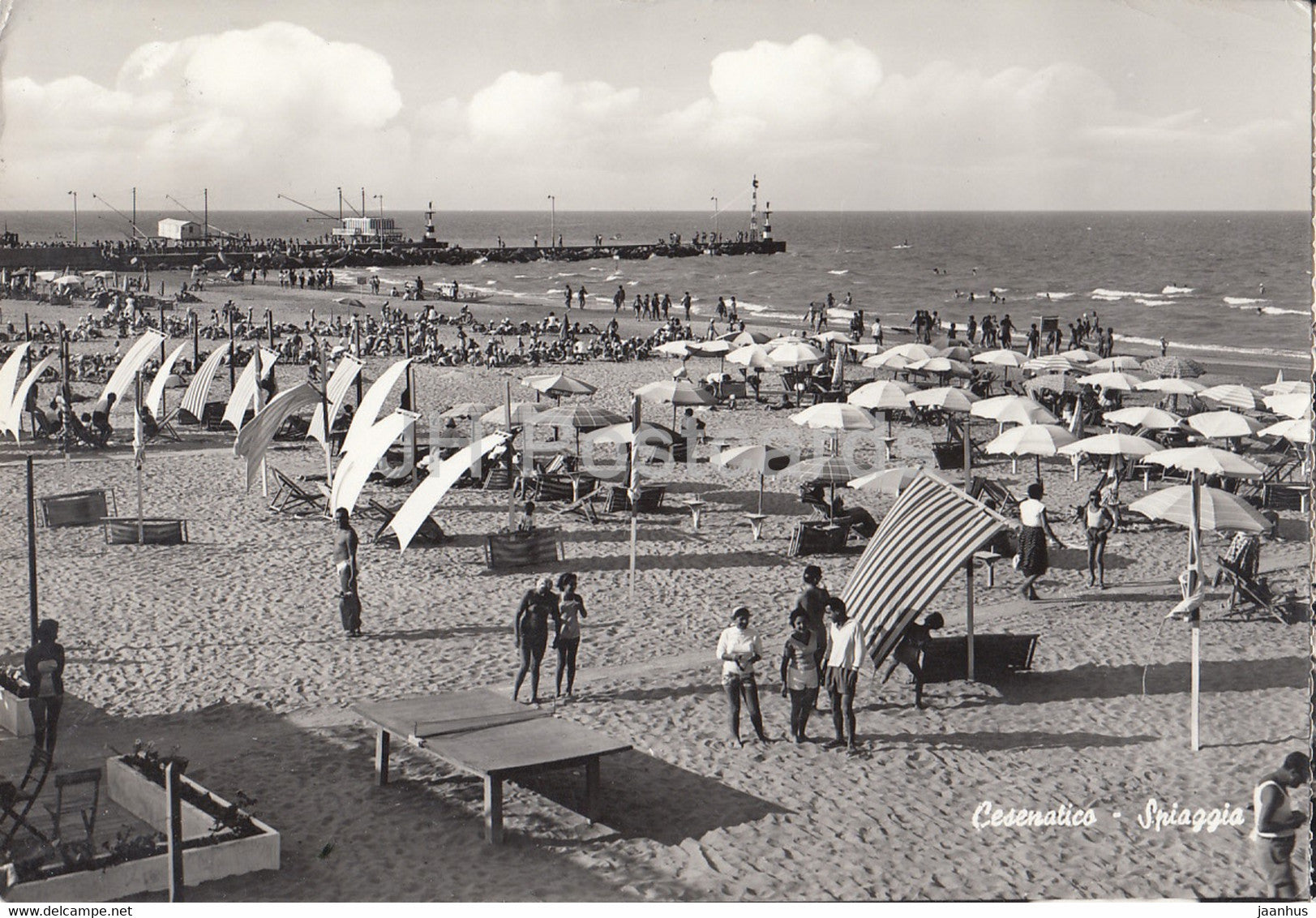 Cesenatico - Spiaggia - beach - 1966 - Italy - used - JH Postcards
