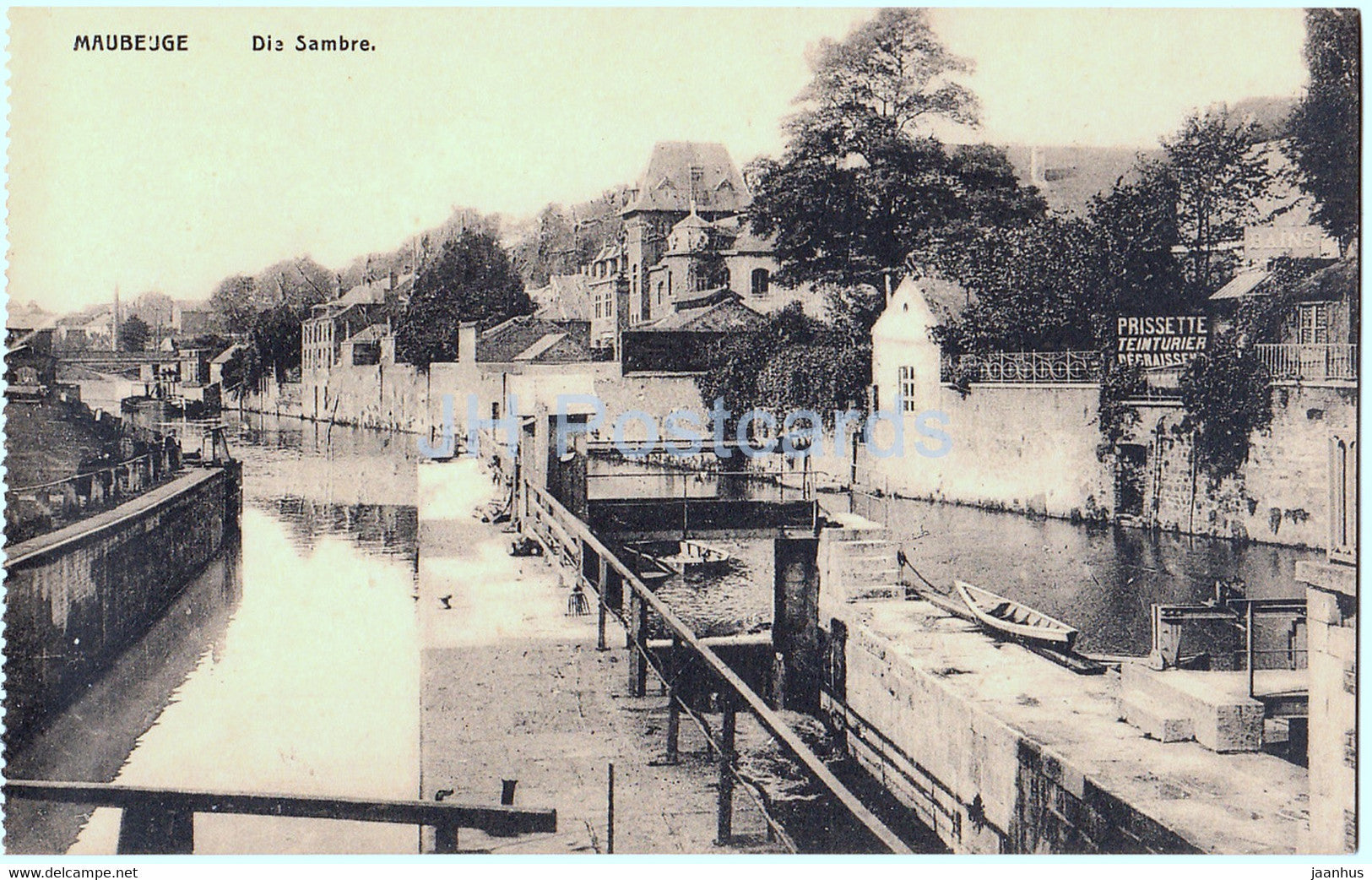 Maubeuge - Die Sambre - old postcard - France - unused - JH Postcards