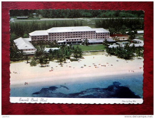 Nassau in the Bahamas - Emerald Beach Hotel - 1964 - Bahamas - unused - JH Postcards