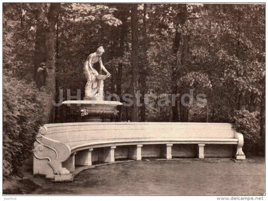 Nymph fountain - Petrodvorets - restoration - large format postcard - 1966 - Russia USSR - unused - JH Postcards