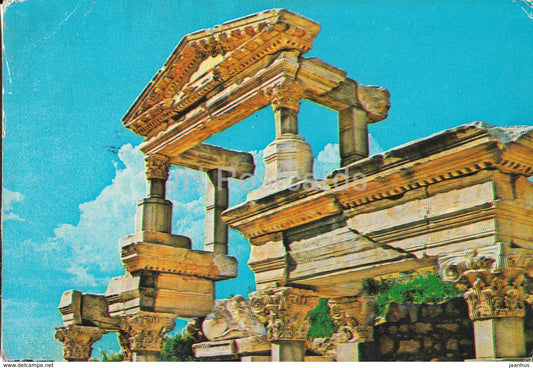 Nymphaneum of Trayan - ancient world - archaeology - 3138 - 1972 - Turkey - used - JH Postcards