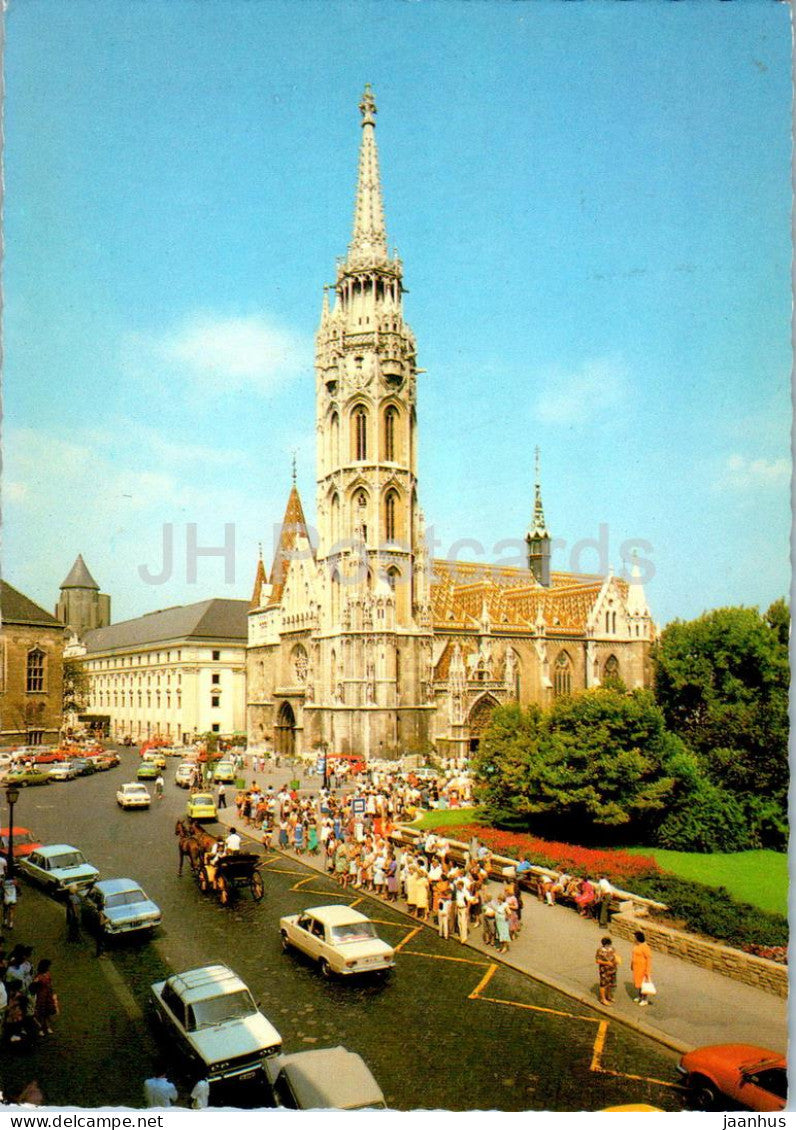 Budapest - Matthias Church - 8259/844 - 1985 - Hungary - used - JH Postcards