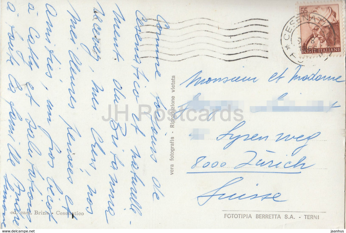 Cesenatico - Spiaggia - beach - 1966 - Italy - used