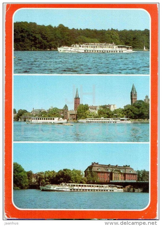 Berlin - Weisse Flotte - Luxusschiff - ship - Germany - 1984 gelaufen - JH Postcards