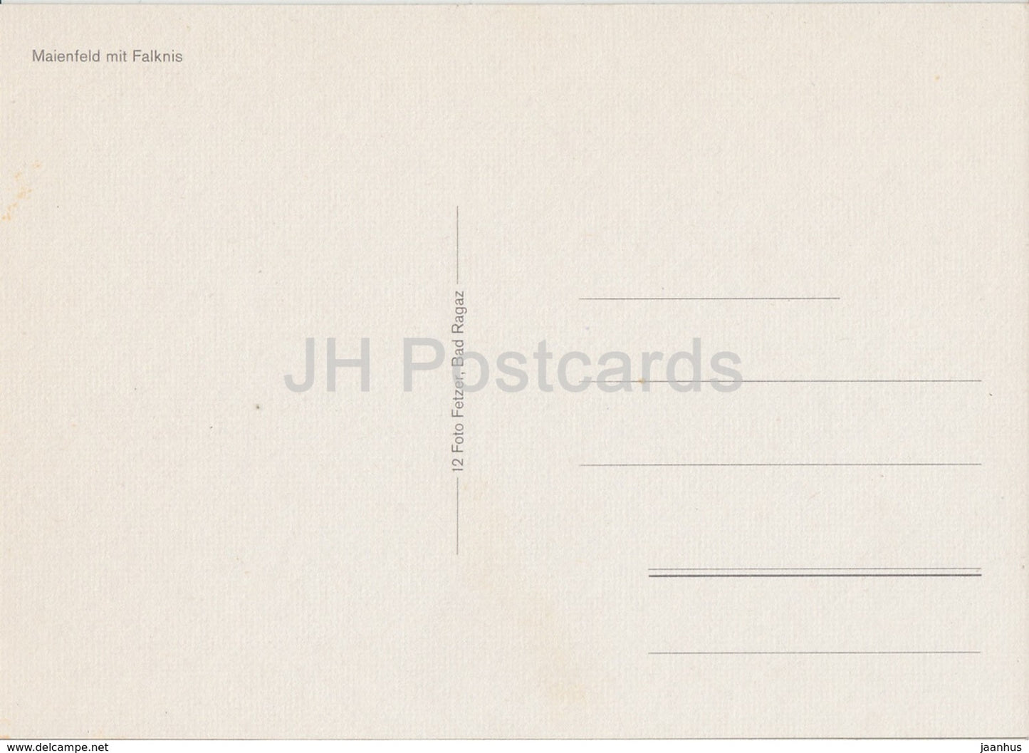 Maienfeld mit Falknis - 12 - Switzerland - unused