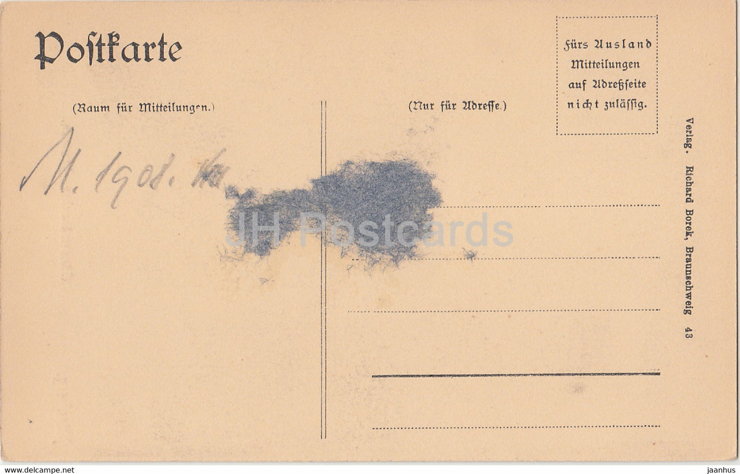 Nurnberg - Gansemannchen Brunnen - old postcard - 1908 - Germany - unused
