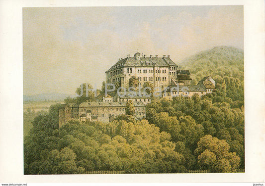 Schloss Wernigerode vor dem Umbau - castle - art by W. Ripe - DDR Germany - unused - JH Postcards