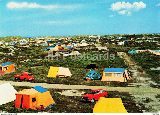 Borsmose Camping - car - Denmark - unused - JH Postcards