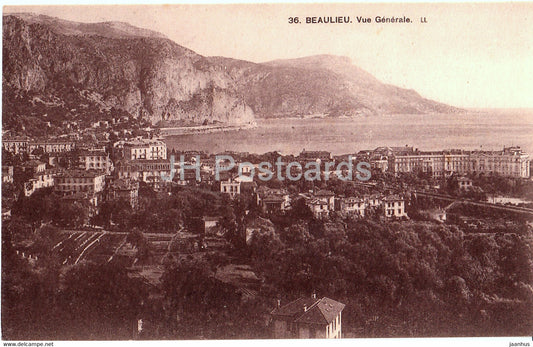 Beaulieu - Vue Generale - 36 - old postcard - France - unused - JH Postcards