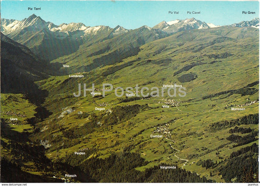 Val Lumnezia - Blick von der Alp Riein aus - 6449 - Switzerland - unused - JH Postcards