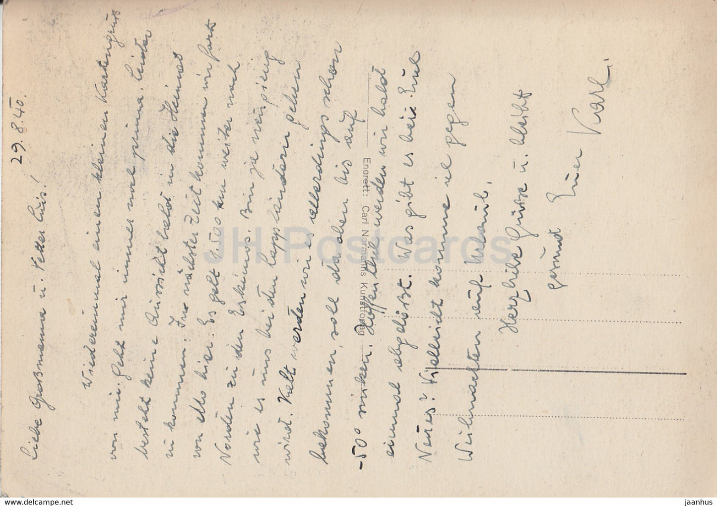 Norge - Midnattsolens Land - Norway - Land of the Midnight Sun - old postcard - 1940 - Norway - used