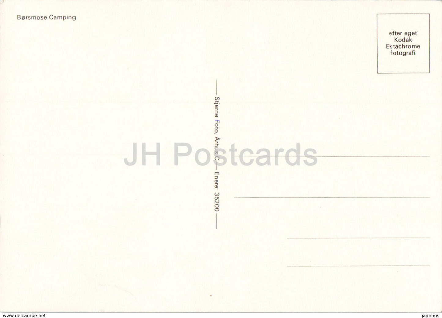 Borsmose Camping - voiture - Danemark - inutilisé