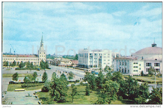 Square of Labor - Yaroslavl - Russia USSR - 1973 - unused - JH Postcards