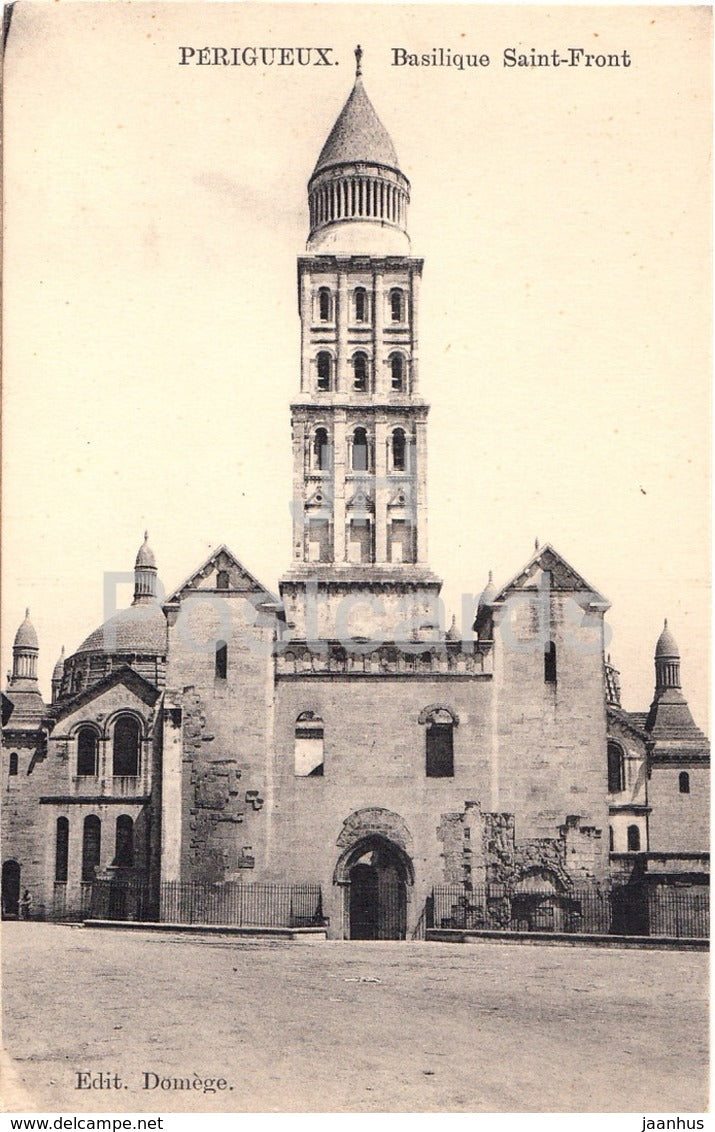 Perigueux - Basilique Saint Front - cathedral - old postcard - France - unused - JH Postcards