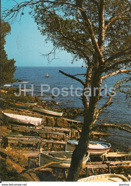 Lumiere et Beaute de la Cote d'Azur - Rivages Pittoresques - boat - France - 1975 - used - JH Postcards