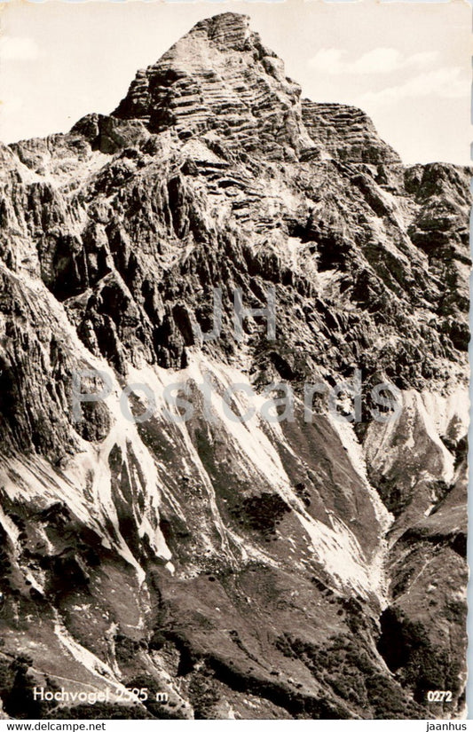 Hochvogel 2525 m - Oberjoch im Hochallgau 1150 m - old postcard - 1956 - Germany - used - JH Postcards