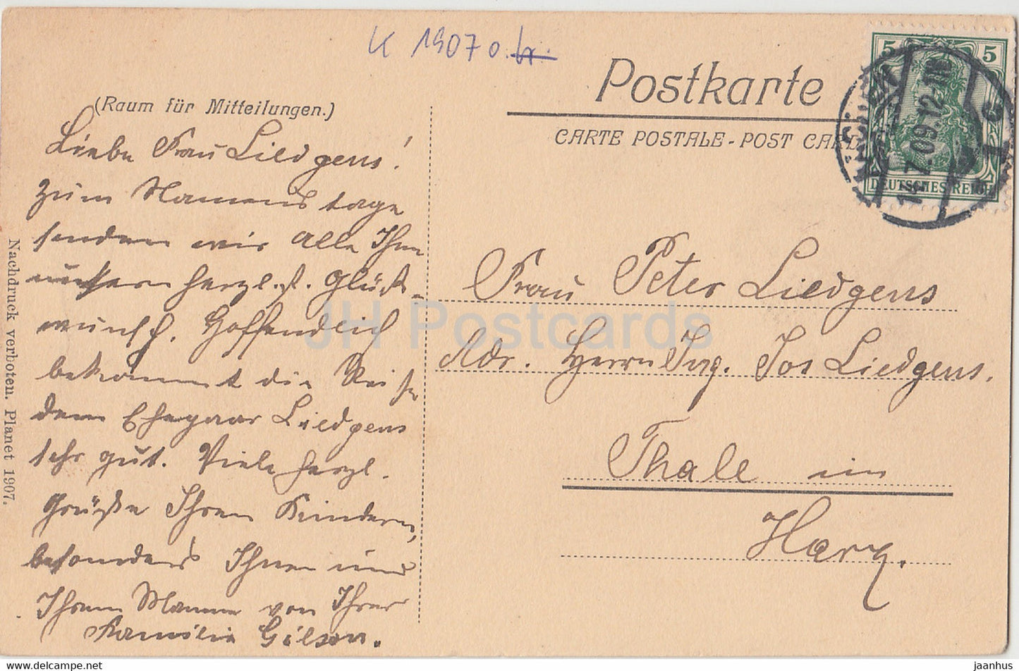 Aachen - Gut Diepenbenden am Aachener Walde - Gemalde v Hermann Killian - old postcard - 1912 - Germany - used