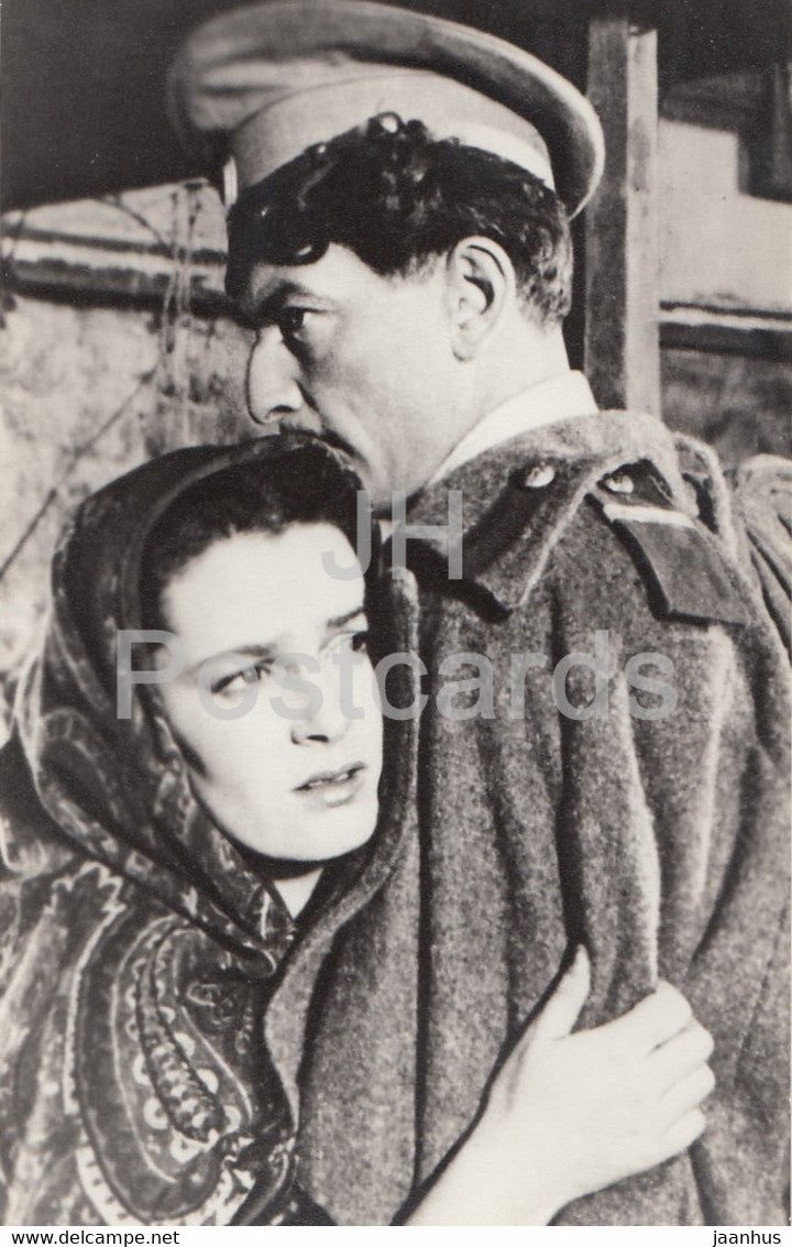 And Quiet Flows the Don - Movie - Elina Bystritskaya - Pyotr Glebov - 1980 - Russia USSR - unused - JH Postcards