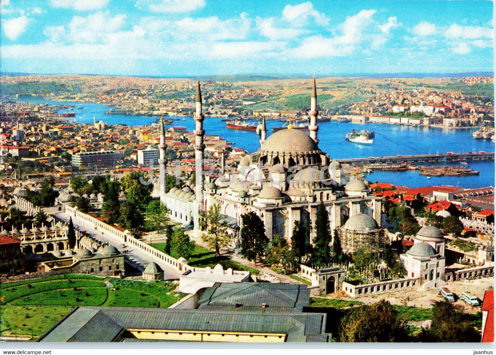 Istanbul - The Mosque of Soliman the Magnificent and Golden Horn - Keskin - 49 - Turkey - unused - JH Postcards