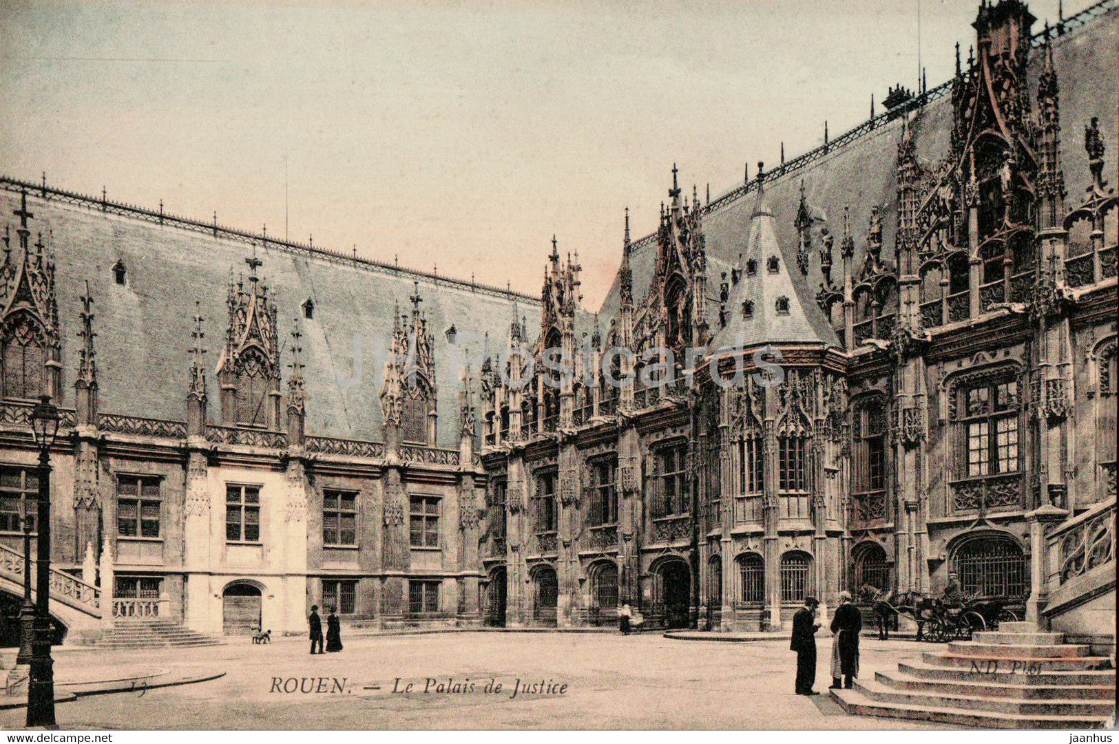 Rouen - Le Palais de Justice - 13 - old postcard - France - unused - JH Postcards