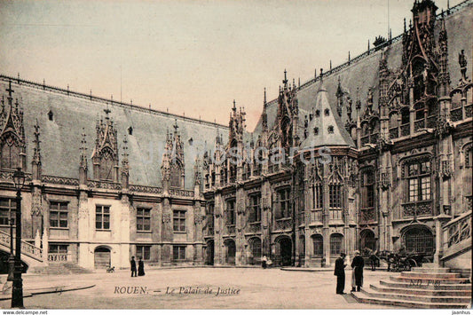 Rouen - Le Palais de Justice - 13 - old postcard - France - unused - JH Postcards
