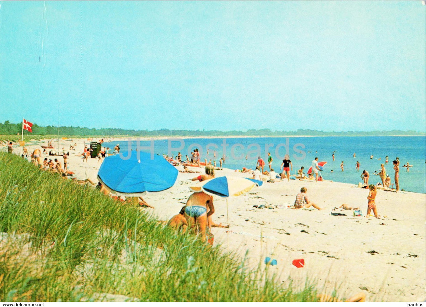 Marielyst - beach - 1986 - Denmark - used - JH Postcards