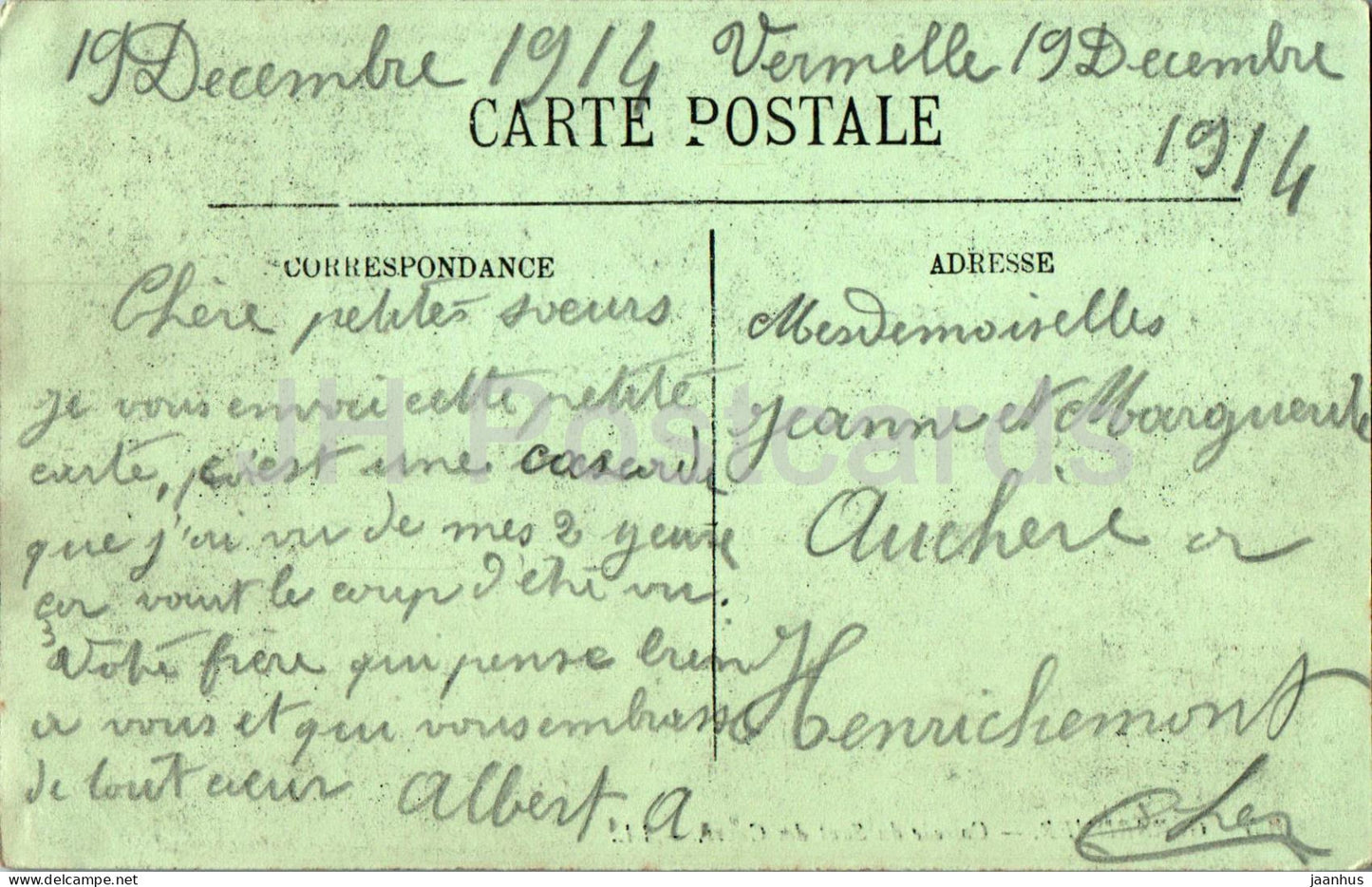 Gérardmer - Cascade du Saut des Cuves - 105 - carte postale ancienne - 1914 - France - occasion 