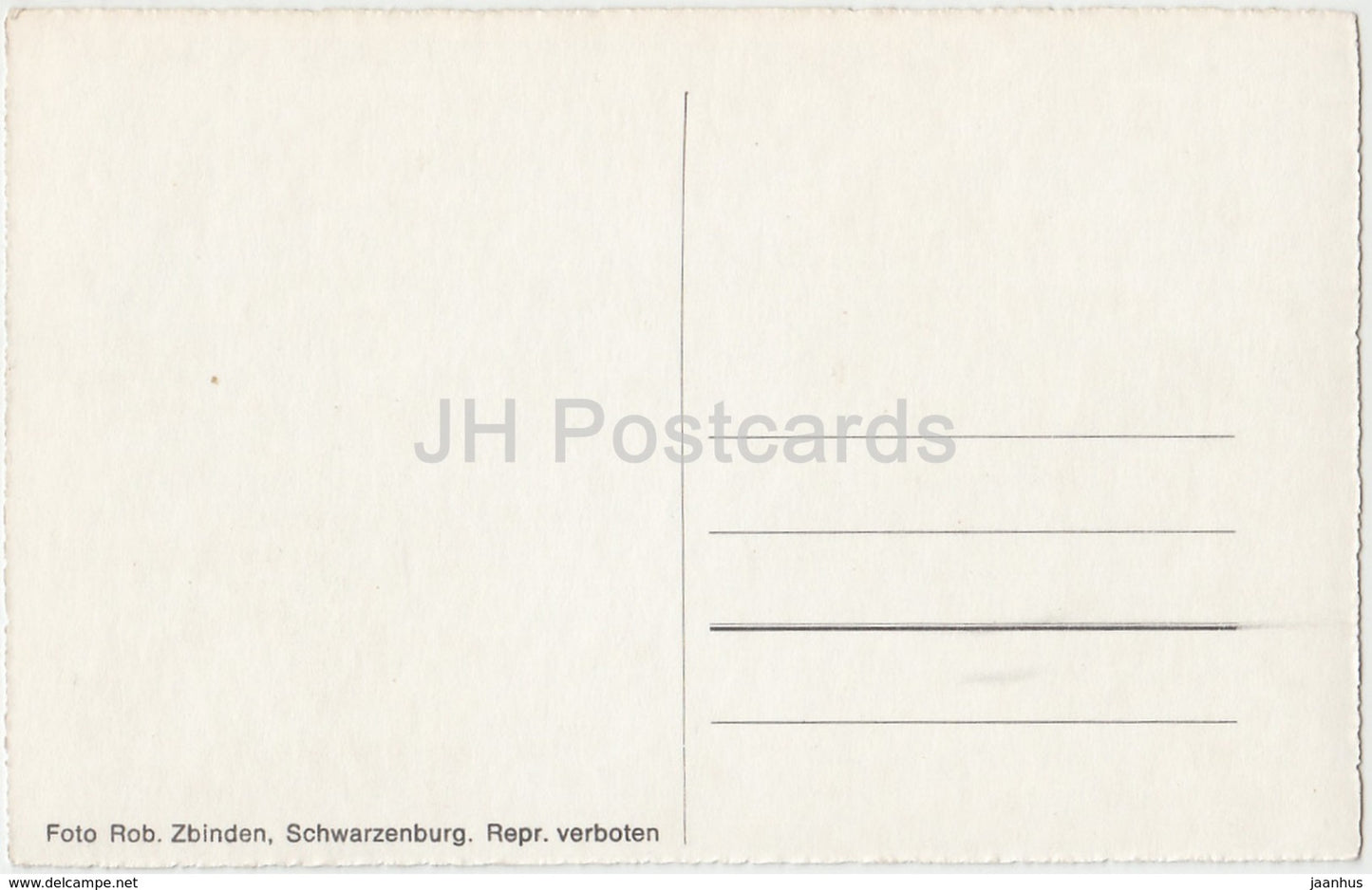 Schwefelberg mit Nunenen u. Gantrisch - Switzerland - old postcard - unused