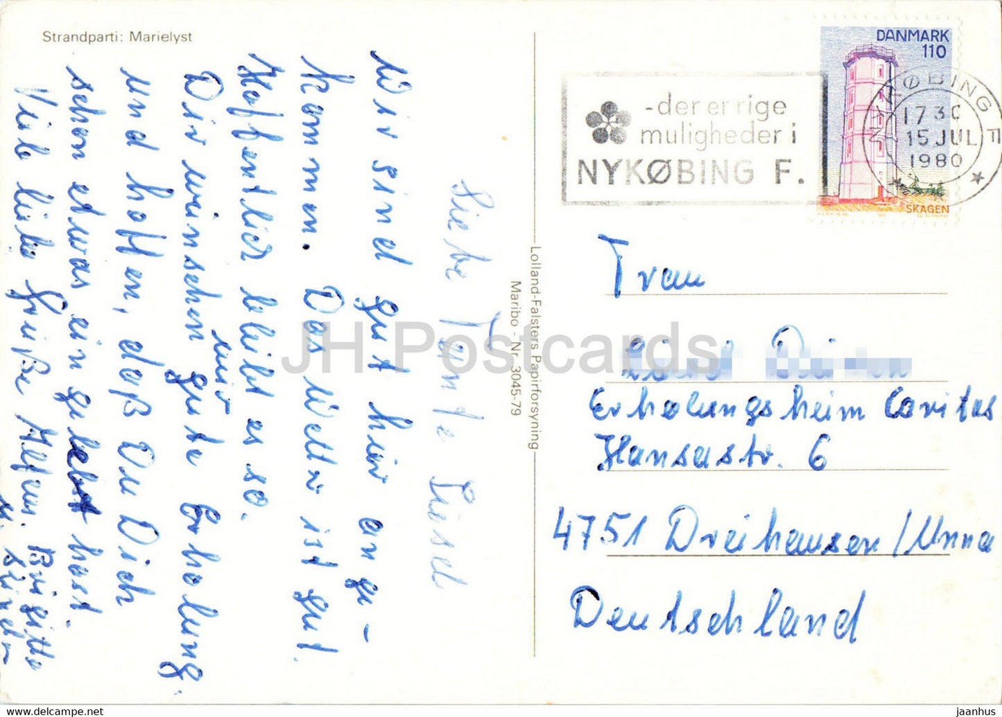 Marielyst - beach - 1986 - Denmark - used