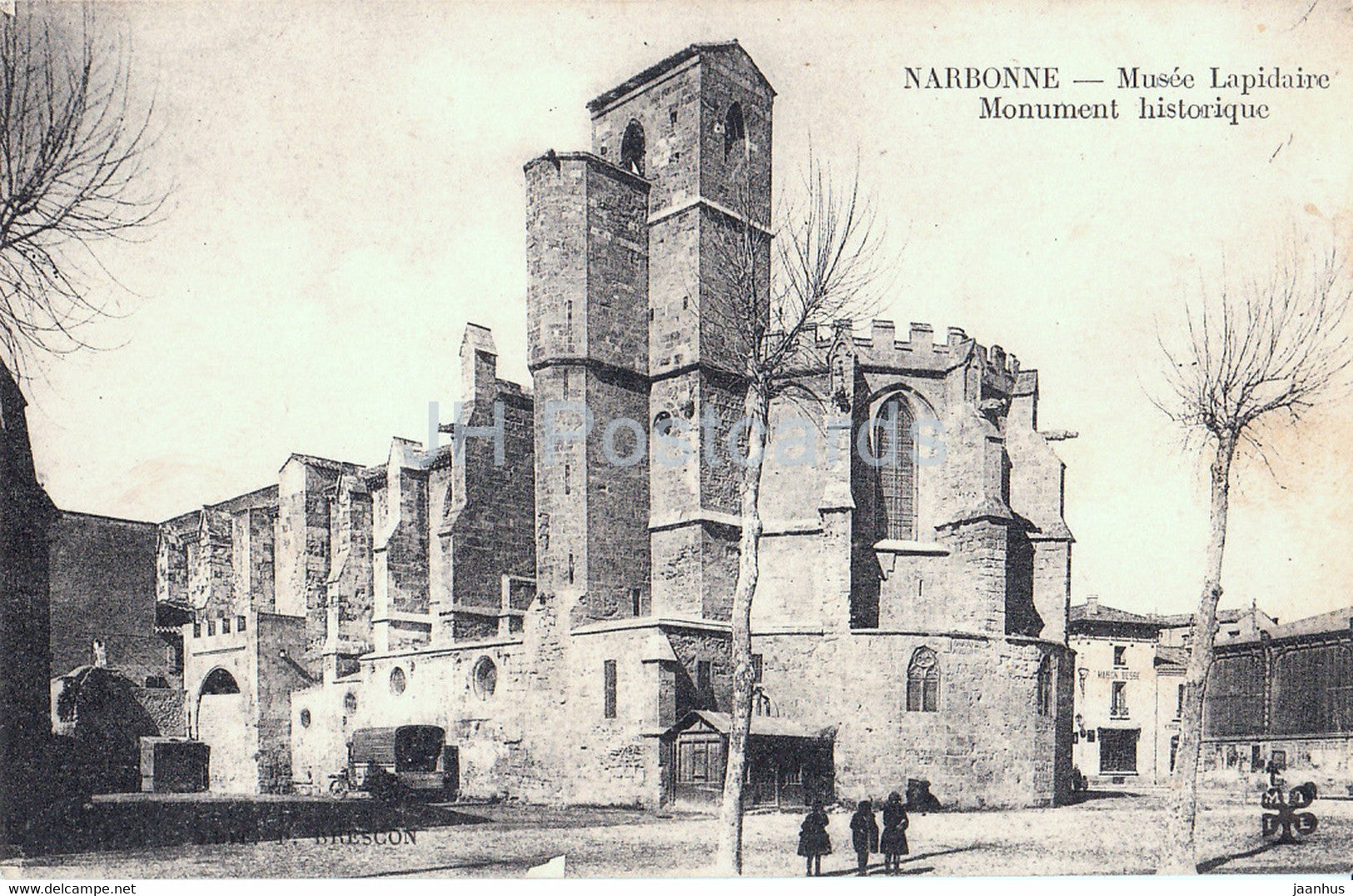 Narbonne - Musee Lapidaire - Monument Historique - museum - old postcard - France - unused - JH Postcards