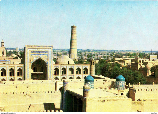 Khiva - General view of Itchan Kala - 1984 - Uzbekistan USSR - unused - JH Postcards
