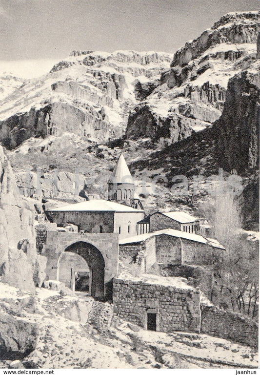 Geghard Cave Monastery - Ayrivank - Architecture in Armenia - 1966 - Armenia USSR - unused - JH Postcards