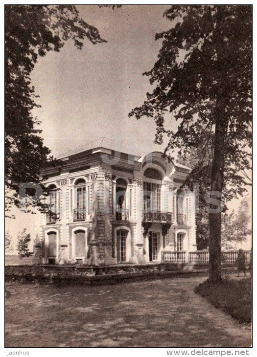 Hermitage pavilion - Petrodvorets - restoration - large format postcard - 1966 - Russia USSR - unused - JH Postcards