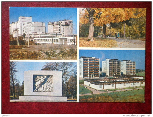 views of town Keila - Harju district - 1981 - Estonia USSR - unused - JH Postcards