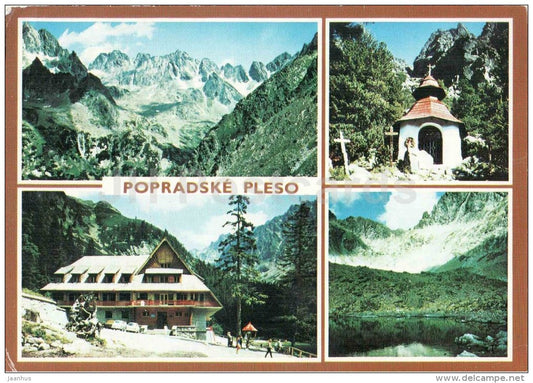 Popradske Pleso - Vysoke Tatry - High Tatras - mountains - Czechoslovakia - Slovakia - used 1977 - JH Postcards