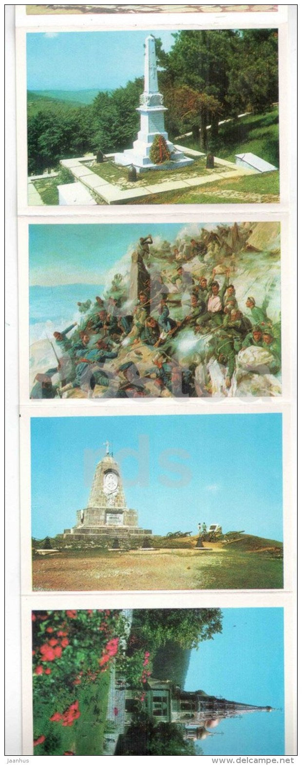 mini photo book - leporello - Shipka Buzludzha - 1978 - Bulgaria - unused - JH Postcards