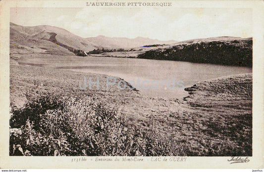 Environs du Mont Dore - Lac de Guery - 3131 - old postcard - 1936 - France - used - JH Postcards