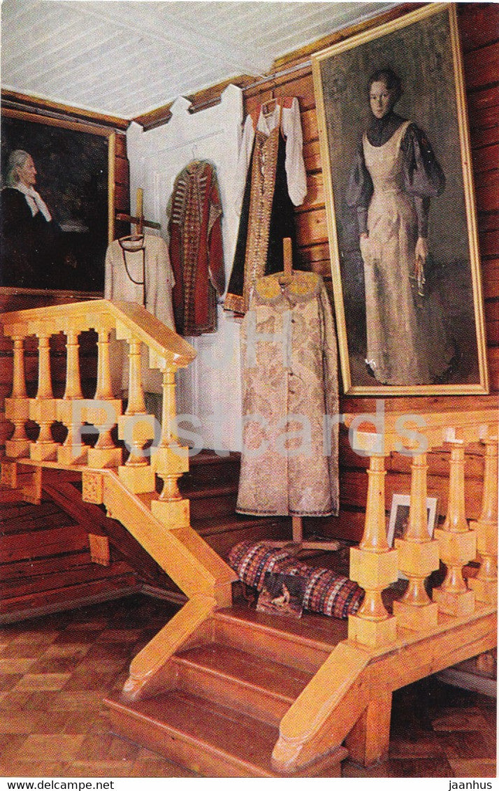 Penaty Estate Museum of Russian Artist Ilya Repin - Workshop - Costumes for Models - 1975 - Russia USSR - unused - JH Postcards