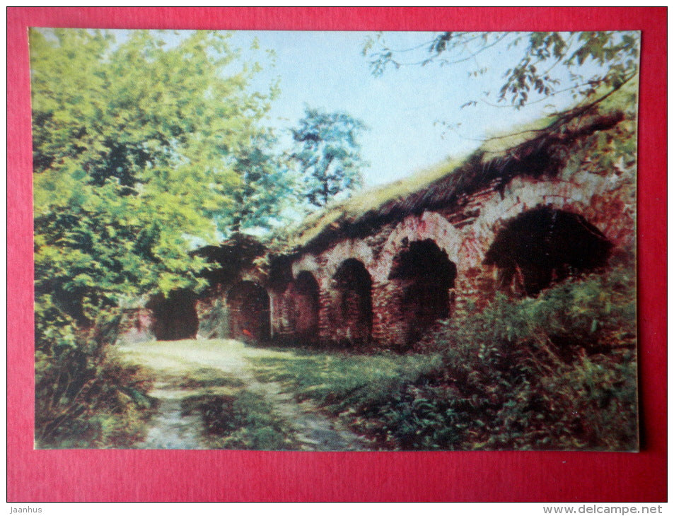 Brest Fortress - casemates - Brest - 1961 - Belarus USSR - unused - JH Postcards