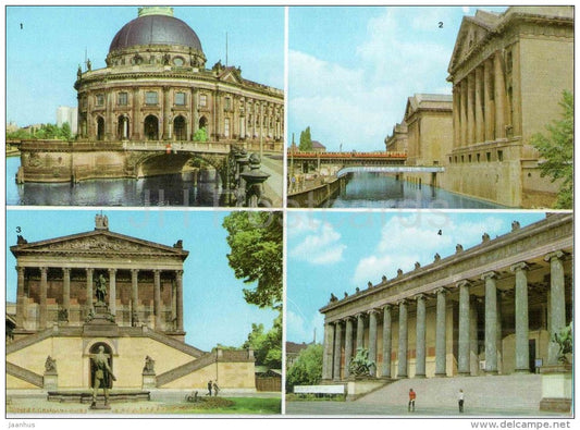 Bode-Museum - Pergamon-Museum - National Galerie - Altes Museum - Berlin - Germany - DDR - unused - JH Postcards