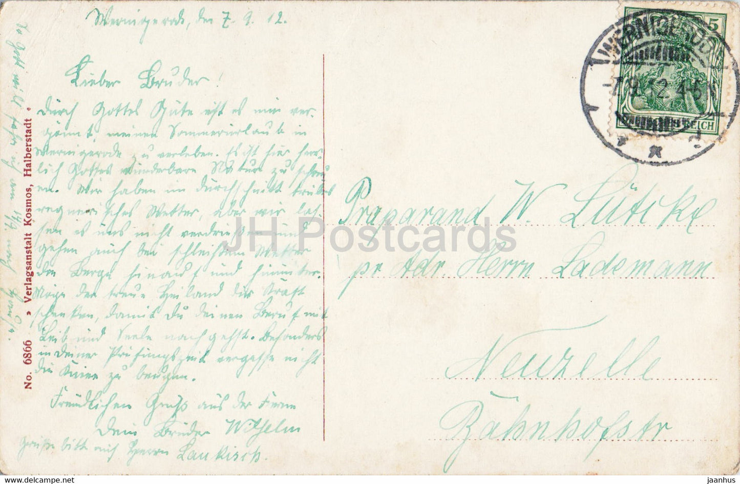 Wernigerode a H - Total Ansicht - totalansicht - old postcard - 1912 - Germany - used