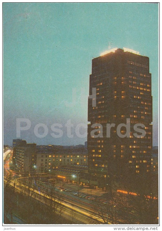 hotel Olümpia (Olympic) - Tallinn - 1986 - Estonia USSR - unused - JH Postcards