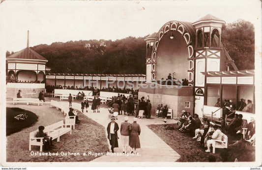 Ostseebad Gohren a Rugen - Konzertplatz - old postcard - Germany - unused - JH Postcards